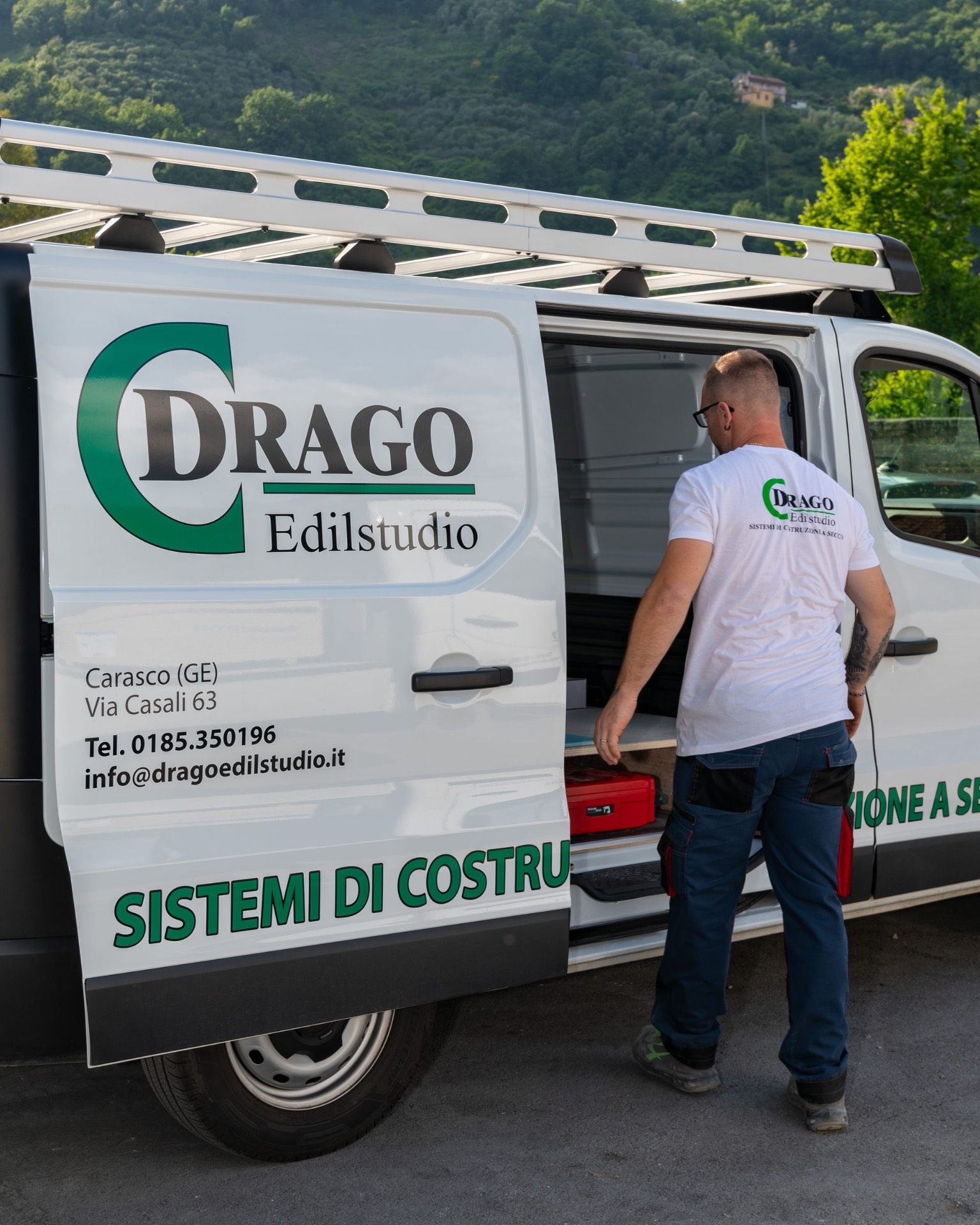 Furgone aziendale Drago Edilstudio